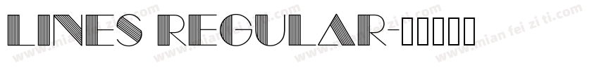 LINES Regular字体转换